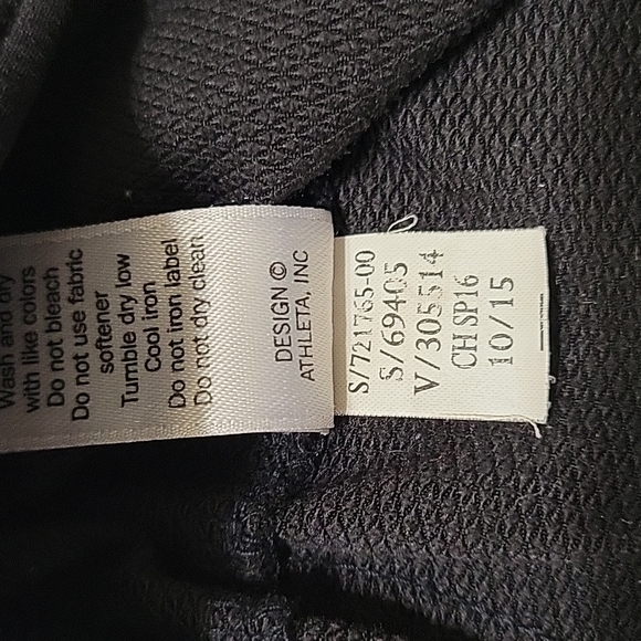 Athleta Midtown mid- rise trouser wide leg black athletic pants women's size 0 - Picture 10 of 15